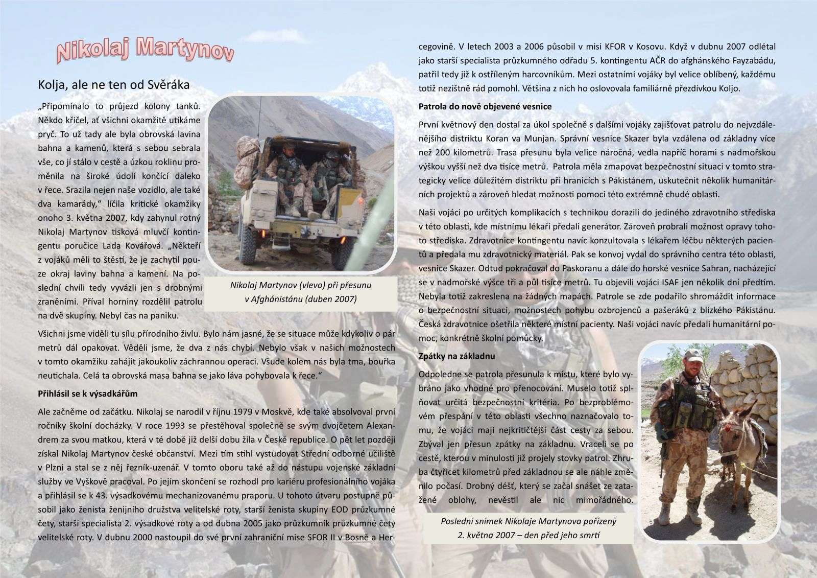 Nikolaj Martynov (první strana)