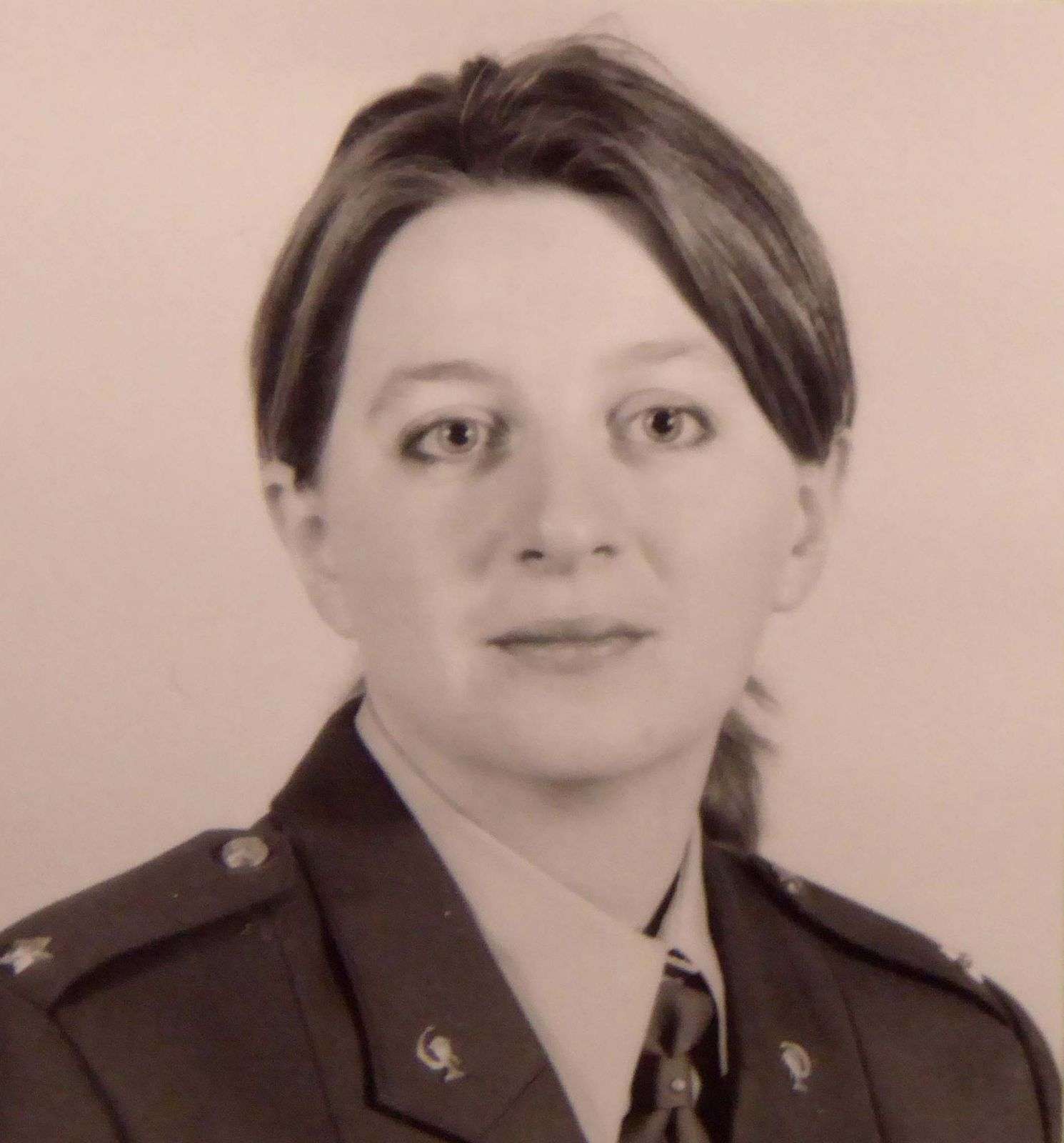 Pavla Valčíková na fotografii z personálního spisu